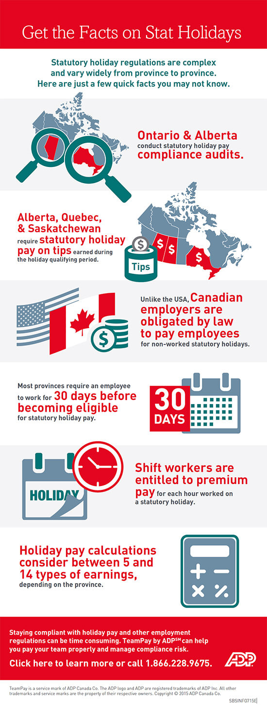 Get the facts on Statutory Holidays ADP Canada